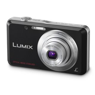 Panasonic Lumix DMC FH4 14.1MP Black Digital Camera Panasonic Point & Shoot Cameras
