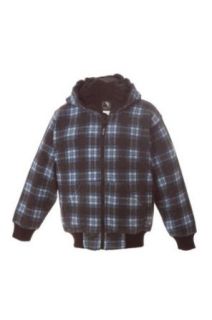 Berne Apparel BSZ112T Toddler's Plaid Hooded Sweatshirt Fleece Lined Clothing