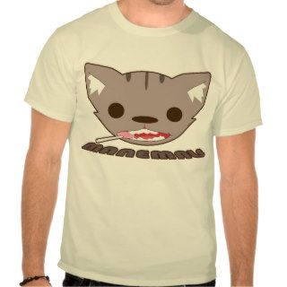Cat with Swirl Lolipop   With Logo Tshirts