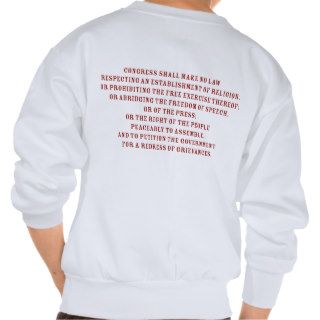 First Amendment Pull Over Sweatshirt