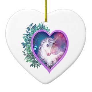 Unicorn Heart Ornament