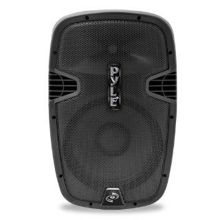 Pyle PPHP129WMU 12 Inch 1,000 Watt Bluetooth Music Streaming Portable Loudspeaker System, Built in Rechargeable Battery, 2 Wireless Mics, FM Radio, LCD Readout, USB & SD Card Readers Musical Instruments