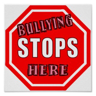 Bullying Stops Here Print
