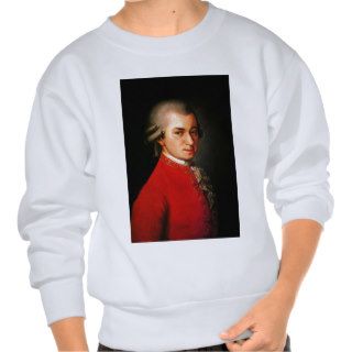 Wolfgang Amadeus Mozart portrait Pull Over Sweatshirts