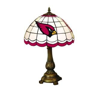 The Memory Company 4.5 in. Arizona Cardinals NFL Black Art Glass Table Lamp NFL ACA 256