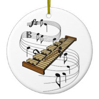 Xylophone Christmas Tree Ornaments