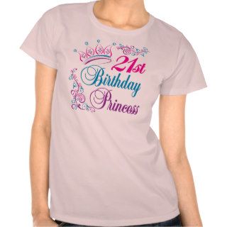 21st Birthday Princess T Shirt