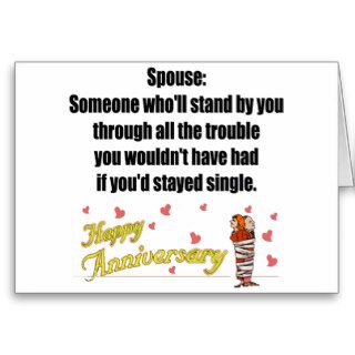 Wedding Anniversary Gifts Greeting Card