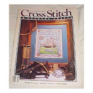 Cross Stitch & Country Crafts Jan/Feb 89 1989 (Wheat Weaving, Victorian Flowers, Proud Quail) Cross Stitch & Country Crafts Books
