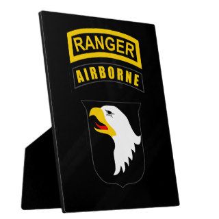 101st Airborne Ranger Photo Plaque