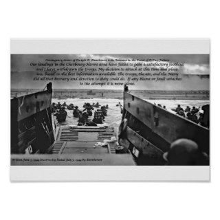 Contingency Letter of Dwight D. Eisenhower Posters