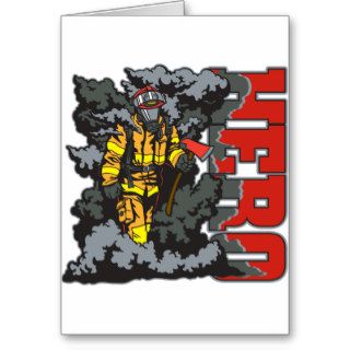 HERO Firefighter Card