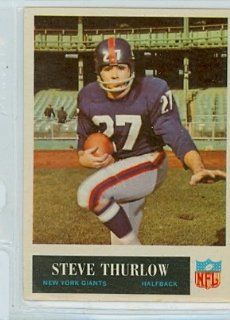 1965 Philadelphia 123 Steve Thurlow Giants Excellent to Mint Sports Collectibles