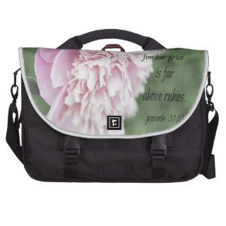 Proverbs 31 Above Rubies Laptop Bag