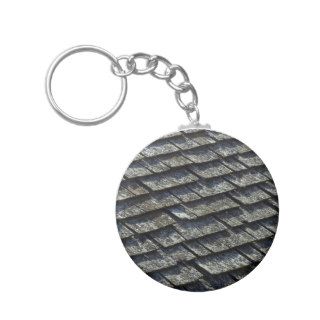 Roof shingles key chains