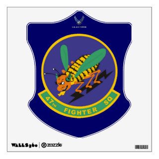 U.S. Air Force 47th Fighter Squadron Decal Wall Decor