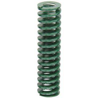 Die Spring, Light Duty, Closed & Ground Ends, Green, 32" Hole Diameter, 16" Rod Diameter, 127" Free Length, 25.8lbs Spring Rate (Pack of 10) Compression Springs