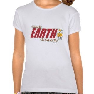 WALL E "cleaning the EARTH one cube at a time" T Shirt