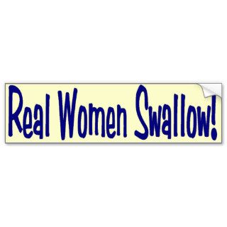 For Real Bumper Stickers