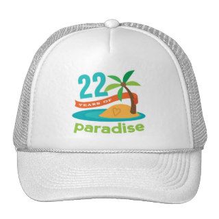 22nd Wedding Anniversary Funny Gift For Her Hat