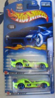 Hot Wheels 2003 Panoz GTR 1 Race Car NEON YELLOW 129 BASE COLOR VARIATION Toys & Games