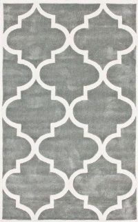 nuLOOM ACR129A Cine Collection Contemporary Fez Hand Made Area Rug, 2 Feet 8 Inch by 10 Feet, Slate   Handmade Rugs
