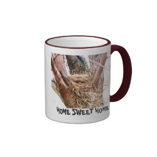 BIRDS NEST"HOME SWEET HOME" coffee mug