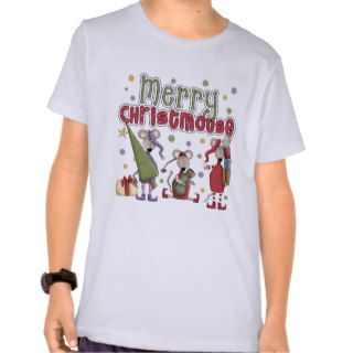 Merry Christmouse Kids Christmas T Shirt