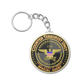 CTU Counter Terrorist Unit Keychain