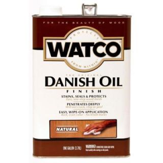 Watco 1 gal. Natural Danish Oil 350 VOC (2 Pack) 65732