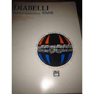 Diabelli Eleven Sonatinas Op. 151 & 168 for the Piano Anton Diabelli, Willard A. Palmer Books