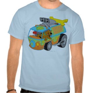 Scooby in Mystery Machine Mystery Inc Shirts