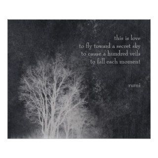 rumi "this is love" poetry quote posters