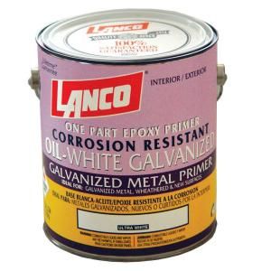 Lanco 1 gal. Oil White Galvanized Metal Primer SG664 4