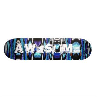 Awesome Blue Angel Skate Board Deck