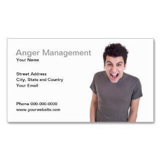 Anger Management Business Card