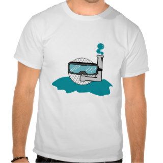 funny golf ball with snorkel tees