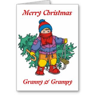 Grandparents at Christmas Cards