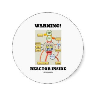 Warning Reactor Inside (Nuclear Power Reactor) Stickers