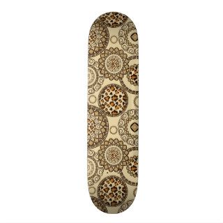 African cheetah skin pattern 3 skate board deck