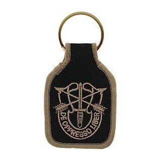 Embroidered Emblem Key Chain   United States US Army   Special Forces Logo
