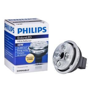 Philips 10 Watt (35W) MR16 Soft White (2700K) LED Flood Light Bulb DISCONTINUED 414771