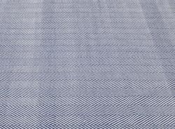 nuLOOM Handmade Flatweave Herringbone Chevron Navy Cotton Rug (5' x 8') Nuloom 5x8   6x9 Rugs
