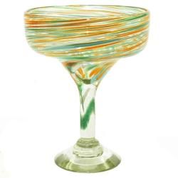 100 percent Recycled Calypso Margarita Glasses (Set of Four) (Mexico) Glassware
