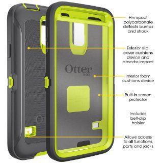 Otterbox [Defender Series] Samsung Galaxy S5 Case   Frustration Free Packaging Protective Case for Galaxy S5    Glacier (White/Gunmetal Grey) Cell Phones & Accessories