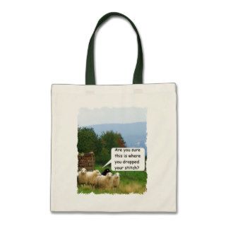 Drop Stitch Sheep Tote Bag