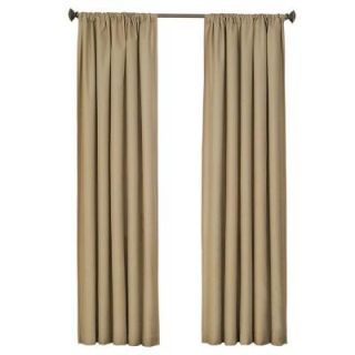 Eclipse Kendall Blackout Cafe 63 in. L Curtain Panel 10707042X063CA