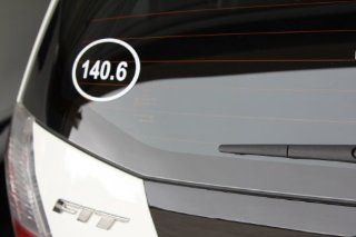 140.6 Vinyl Sticker (White)  Other Products  