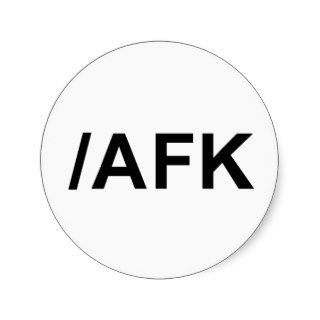 /AFK   Away Keyboard Sticker