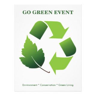Flyer Go Green Event